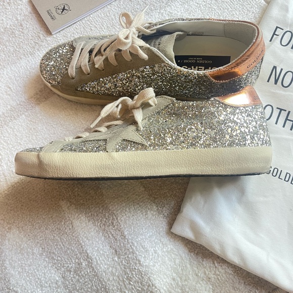 Glitter golden goose sneakers 39 - Picture 4 of 9